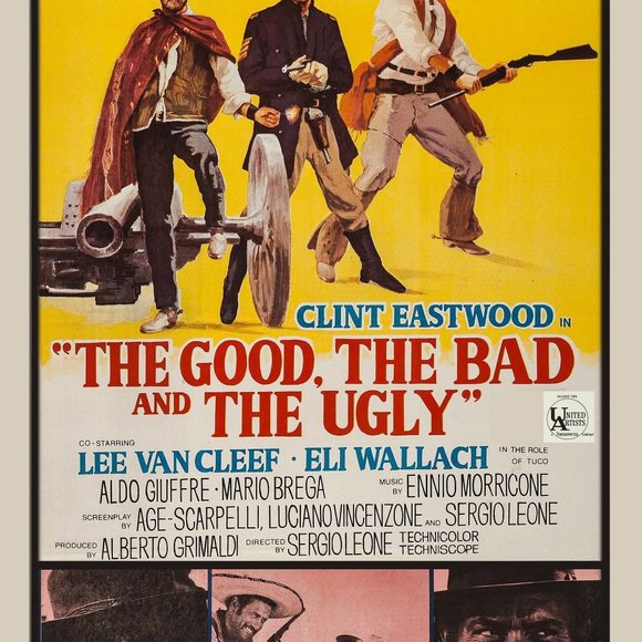 Wall Decor | Good Bad Ugly Movie Poster 24x36 Rare | Poshmark